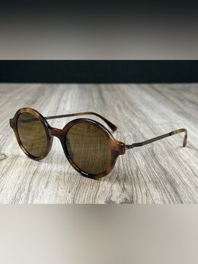 MYKITA Lite Sun Esbo Round Sunglasses Tortoise Brown 48-22 140 Col 852 NEW